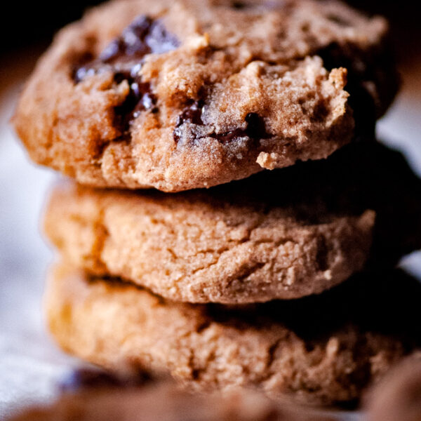 Mindful Eating: Super Moist, Naturally-Sweetened Coconut Flour Chocolate-Chip Cookies