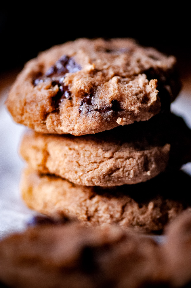 Mindful Eating: Super Moist, Naturally-Sweetened Coconut Flour Chocolate-Chip Cookies